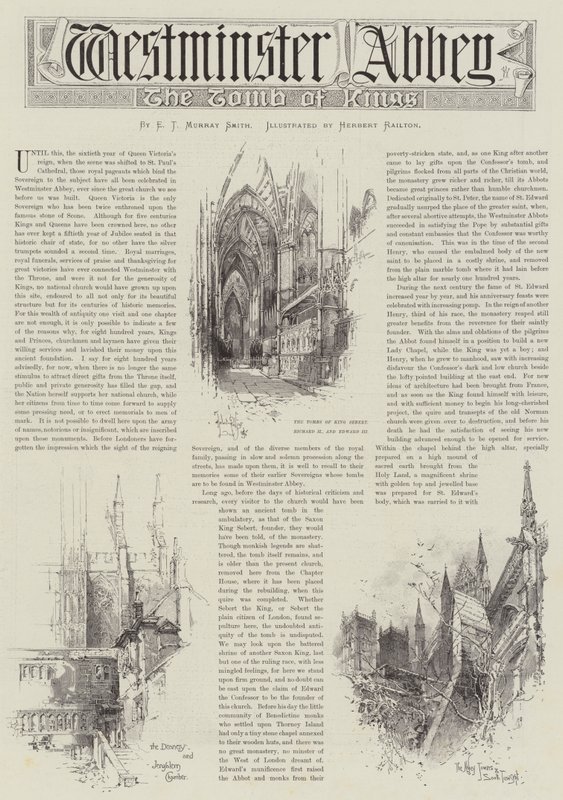 Westminster apátság alkotó: Herbert Railton