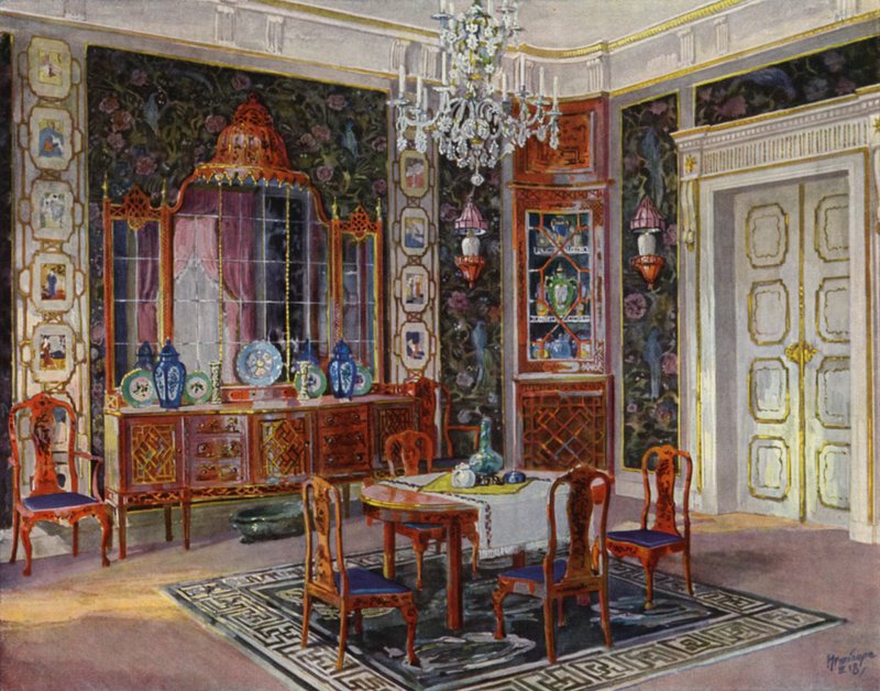 Étkező (színes litho) alkotó: Hermann Gerson