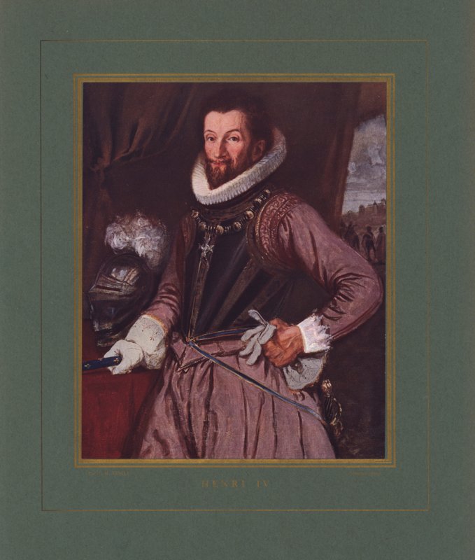 Henrik, Franciaország királya (színes litó) alkotó: Hermann Vogel