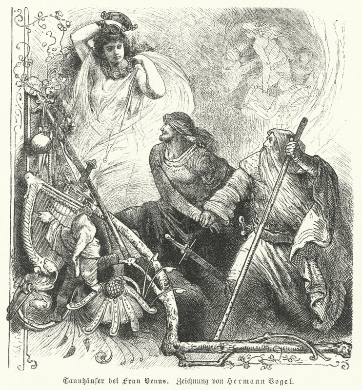 Tannhauser Vénusszal alkotó: Hermann Vogel