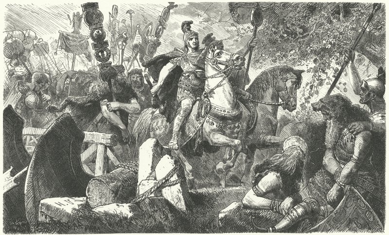 A rómaiak Germaniában alkotó: Hermann Vogel