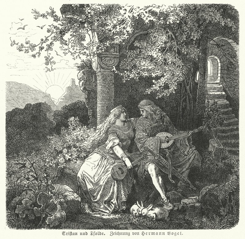Trisztán és Izolda alkotó: Hermann Vogel