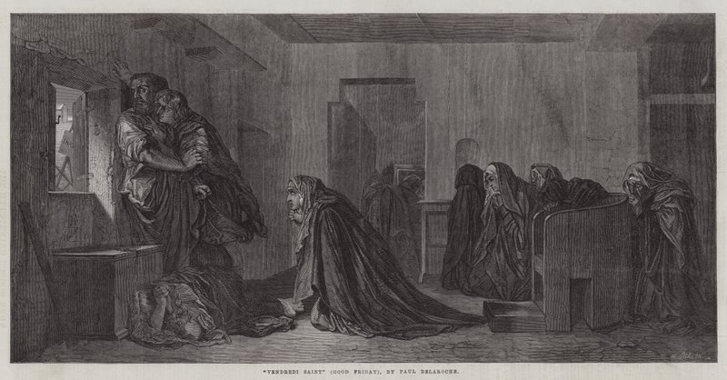 Nagypéntek, Nagypéntek alkotó: Hippolyte Delaroche