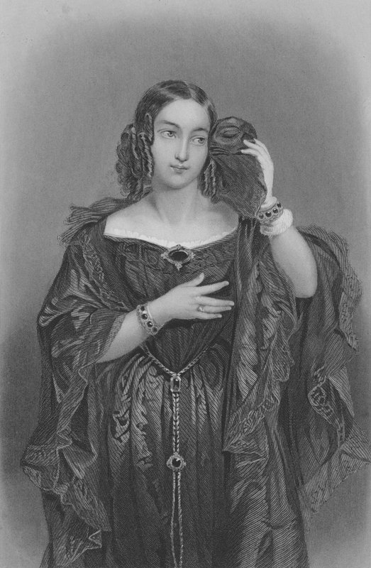 Sontag, Anna (metszet) alkotó: Hippolyte Delaroche