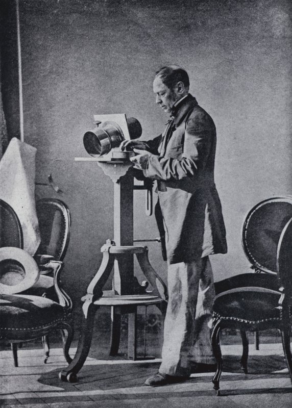 Hippolyte Bayard portréja, saját készítésű (f/w fotó) alkotó: Hippolyte Bayard