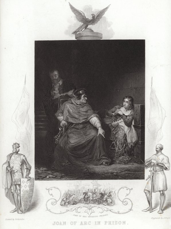 Jeanne of Arc börtönben alkotó: Hippolyte Delaroche