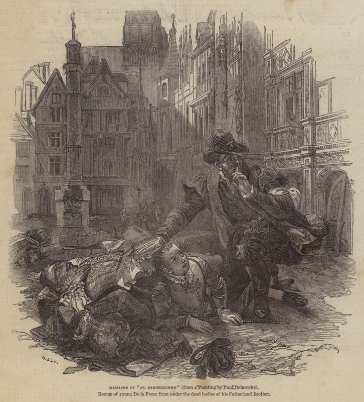 Szent Bertalan mészárlása alkotó: Hippolyte Delaroche