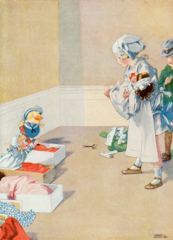 Illusztráció Josephine születésnapjára (színes litó) alkotó: Honor Charlotte Appleton