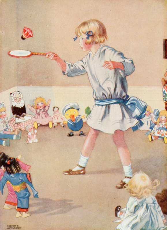 Illusztráció Josephine születésnapjára (színes litó) alkotó: Honor Charlotte Appleton
