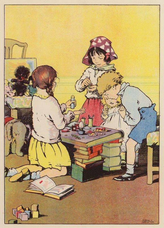 Üzlet (színes litográfia) alkotó: Honor Charlotte Appleton