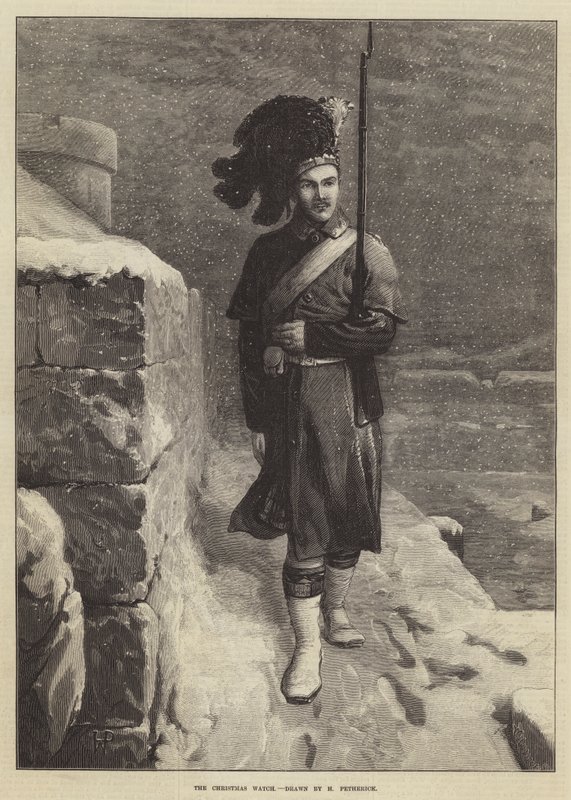 A karácsonyi őrség alkotó: Horace Petherick