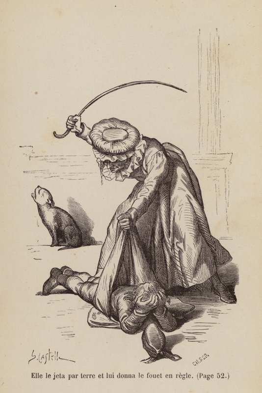 Illusztráció az Un Bon Petit Diable (metszet) számára alkotó: Horace (after) Castelli