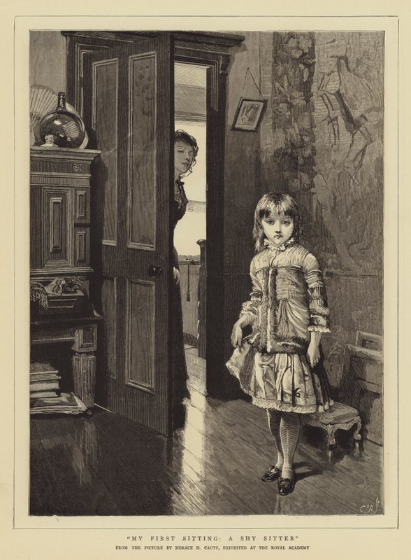 Első ülésem, félénk ülő alkotó: Horace Henry Cauty