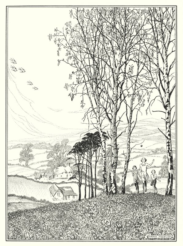 Április (litográfia) alkotó: Horace J. Knowles