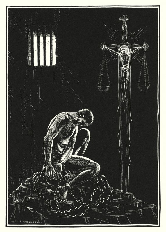 Illusztráció a Hegyi beszédhez (metszet) alkotó: Horace J. Knowles