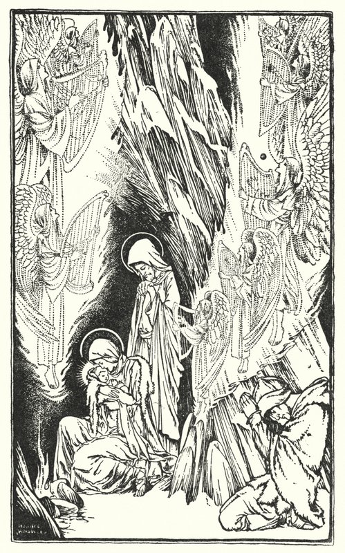 Szent éjszaka (litográfia) alkotó: Horace J. Knowles