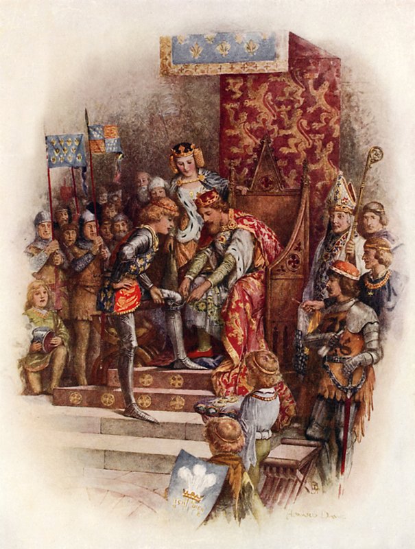Edward, a Fekete herceg és a Harisnyakötő Rendje (színes litó) alkotó: Howard Davie