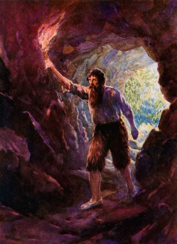 Illusztráció Robinson Crusoe-hoz alkotó: Howard Davie