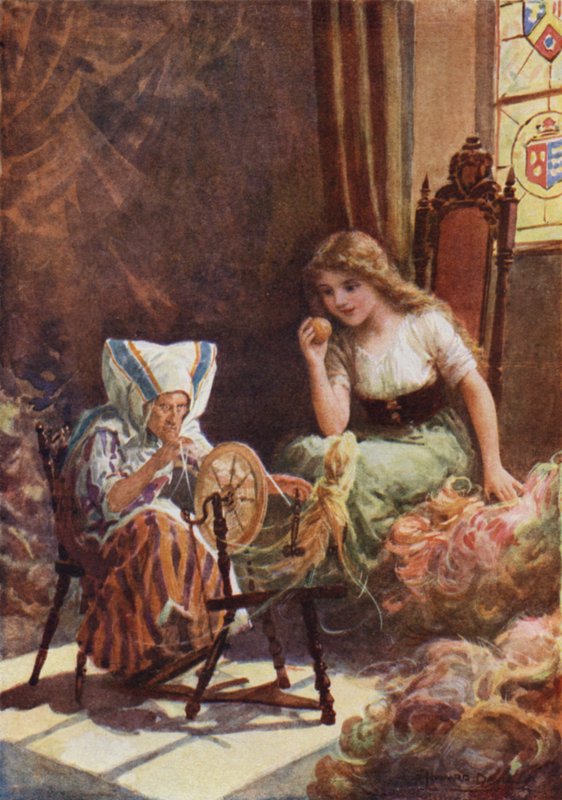 "Több ezer gombolyag a legpuhább selyemből" a "Little Good-for-Nothing"-ből (színes litó) alkotó: Howard Davie