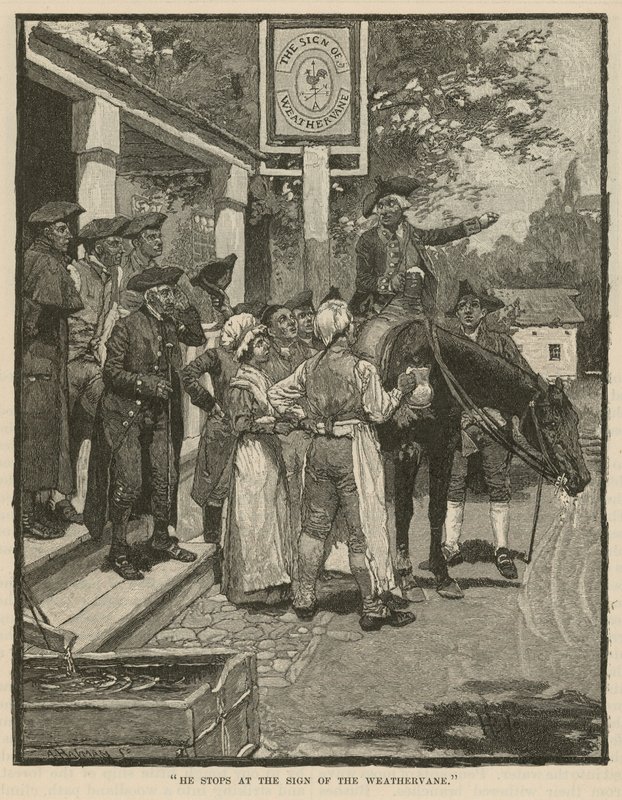 Megáll a szélvész jelénél alkotó: Howard Pyle