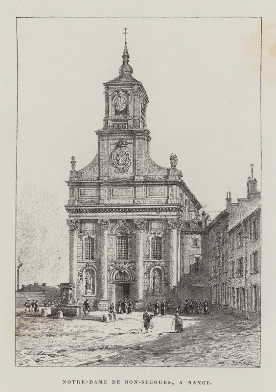 Notre-Dame De Bon-Secours, A Nancy (metszet) alkotó: Hubert Clerget