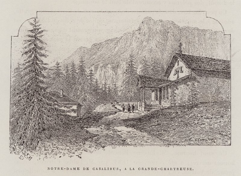 Notre-Dame De Casalibus, A La Grande-Chartreuse (metszet) alkotó: Hubert Clerget