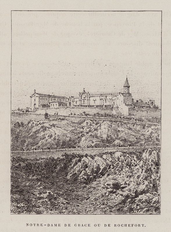 Notre-Dame De Grace Ou De Rochefort (metszet) alkotó: Hubert Clerget