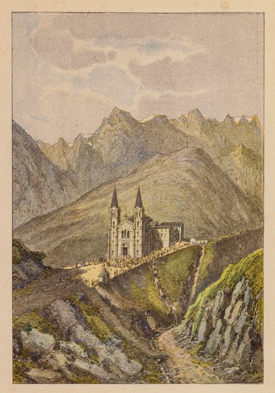 Notre-Dame De La Salette (színes litográfia) alkotó: Hubert Clerget