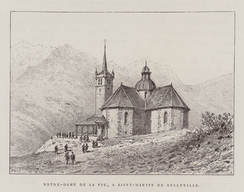 Notre-Dame De La Vie, A Saint-Martin De Belleville (metszet) alkotó: Hubert Clerget