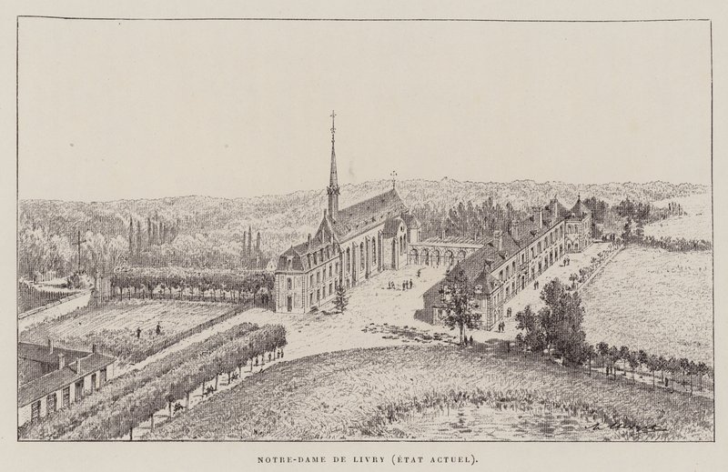 Notre-Dame De Livry, Jelenlegi állapot (metszet) alkotó: Hubert Clerget