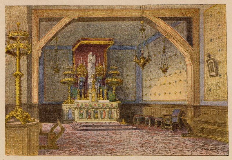 Notre-Dame De Salut (színes litográfia) alkotó: Hubert Clerget