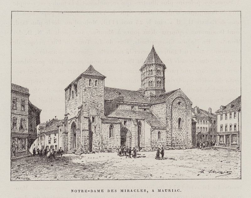 Notre-Dame Des Miracles, A Mauriac (metszet) alkotó: Hubert Clerget