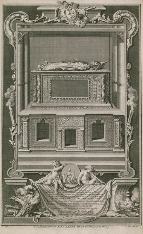 III. Henrik király emlékműve alkotó: Hubert Francois Gravelot