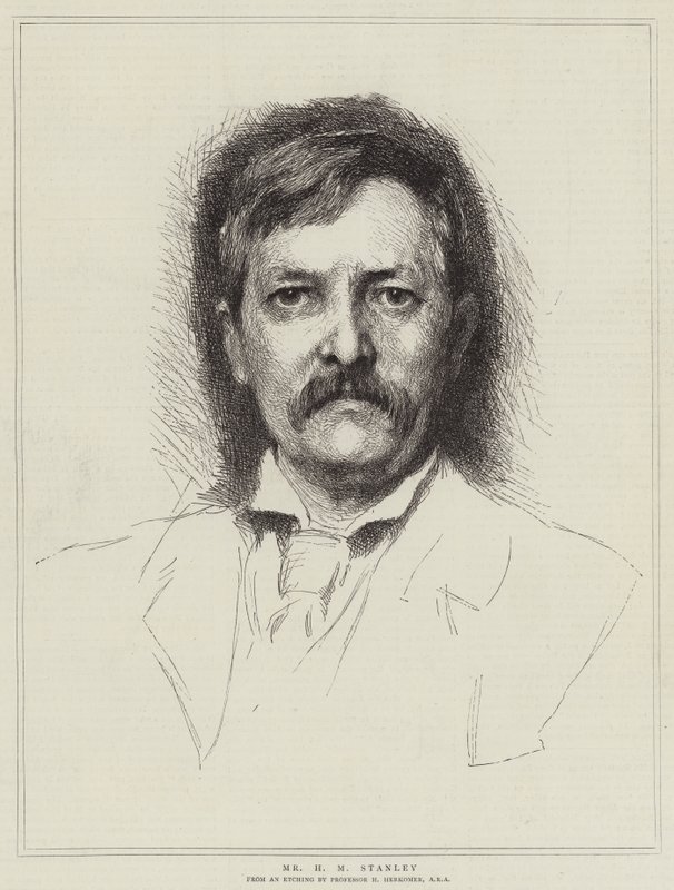 Mr H M Stanley alkotó: Hubert von Herkomer