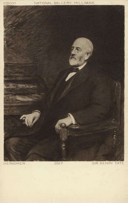 Sir Henry Tate, angol cukorkereskedő és emberbarát alkotó: Hubert von Herkomer