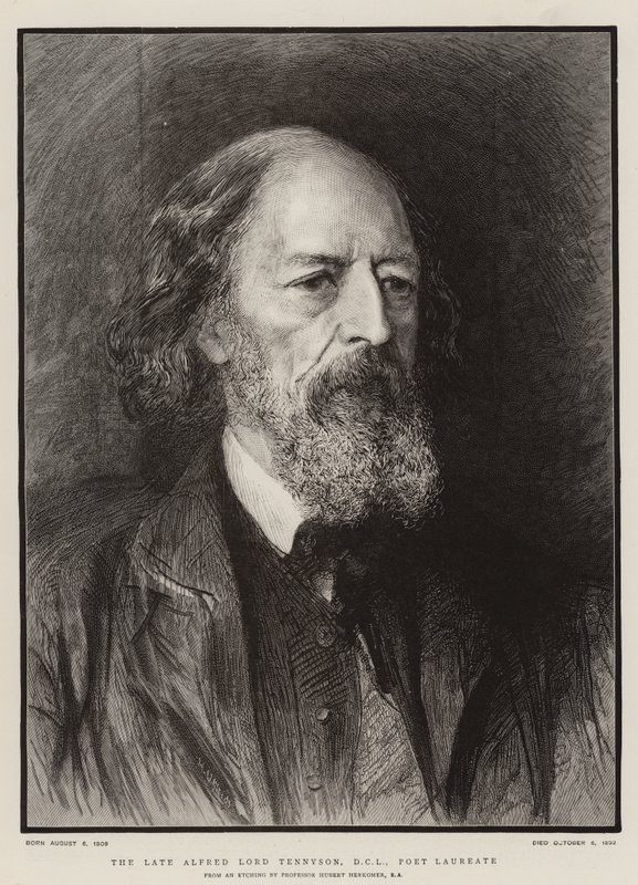 A néhai Alfred Lord Tennyson, DCL, költődíjas alkotó: Hubert von Herkomer