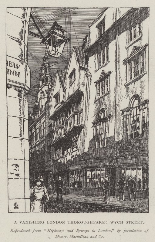 Egy eltűnő londoni főút, a Wych Street alkotó: Hugh Thomson