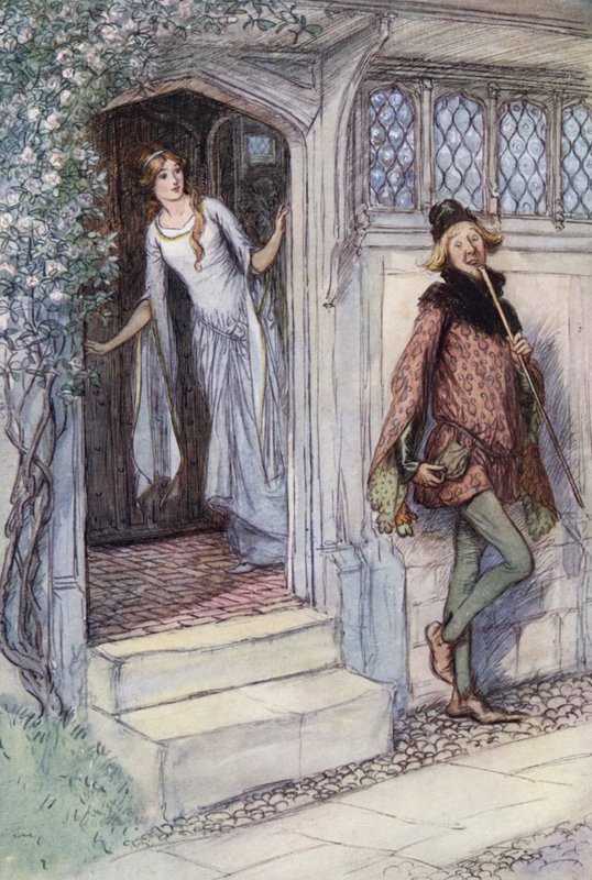 Illusztráció a Windsor víg feleségeihez alkotó: Hugh Thomson