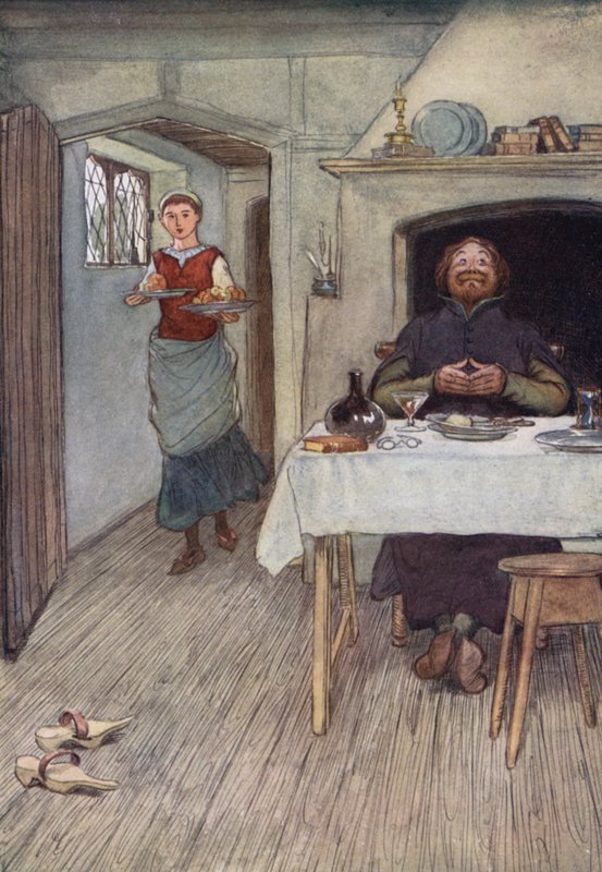 Illusztráció a Windsor víg feleségeihez alkotó: Hugh Thomson