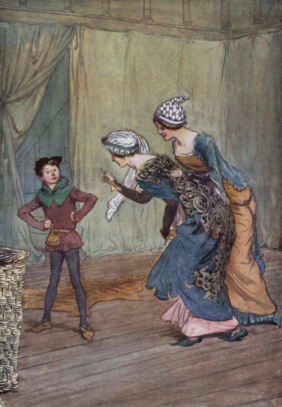 Illusztráció a Windsor víg feleségeihez alkotó: Hugh Thomson