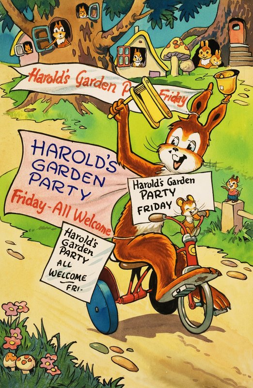 Harold Hare alkotó: Hugh McNeill