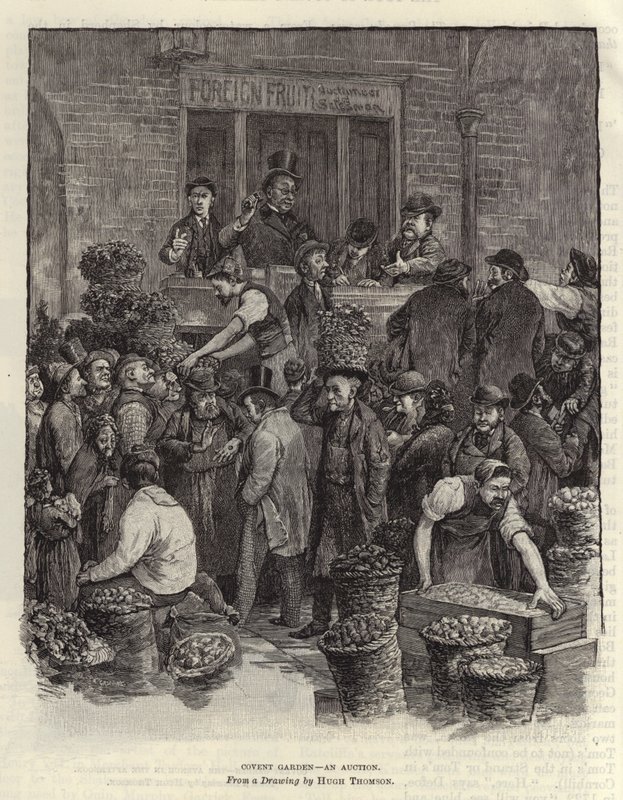 Covent Garden – aukció alkotó: Hugh Thomson