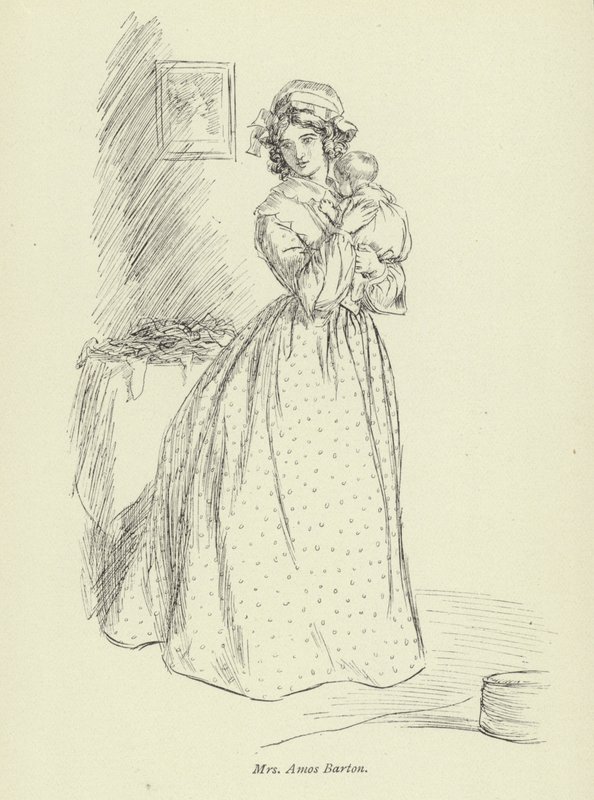 Illusztráció Amos Barton számára, George Eliot alkotó: Hugh Thomson