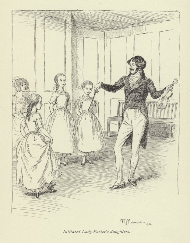 Illusztráció Amos Barton számára, George Eliot alkotó: Hugh Thomson