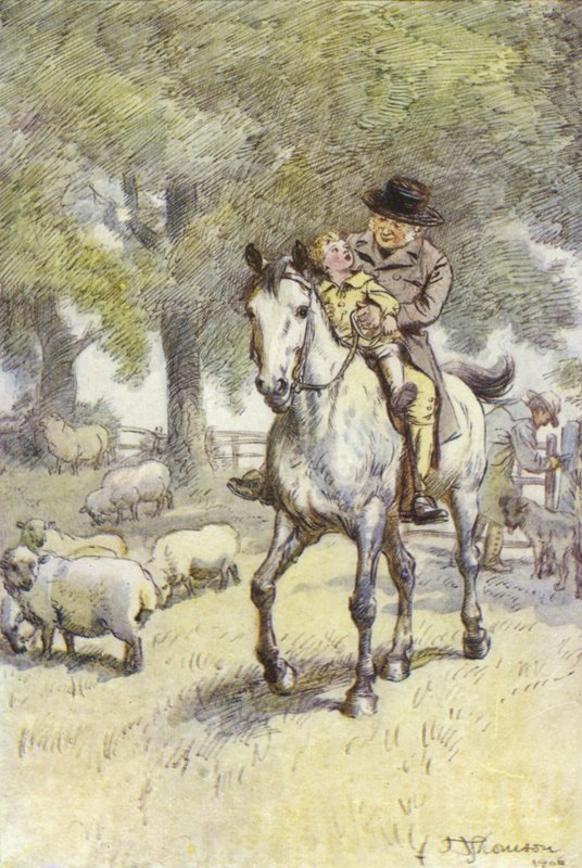 Illusztráció Amos Barton számára, George Eliot alkotó: Hugh Thomson