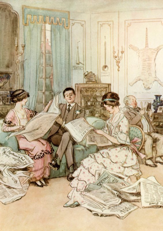 Illusztráció J M Barrie The Admirable Crichton című művéhez alkotó: Hugh Thomson