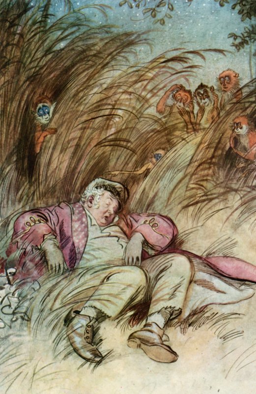 Illusztráció J M Barrie The Admirable Crichton című művéhez alkotó: Hugh Thomson