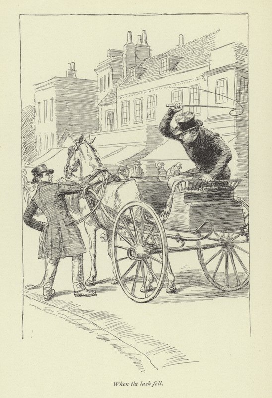 Illusztráció a Janets Repentance-hez, George Eliottól alkotó: Hugh Thomson