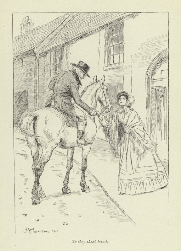 Illusztráció a Janets Repentance-hez, George Eliottól alkotó: Hugh Thomson