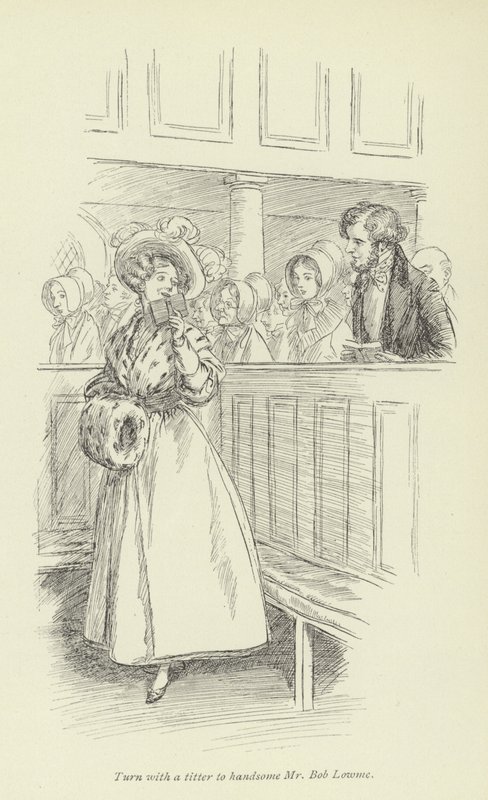 Illusztráció a Janets Repentance-hez, George Eliottól alkotó: Hugh Thomson